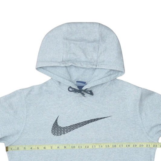 Nike Men's Grey Pullover Hoodie Medium Graphic Sportswear