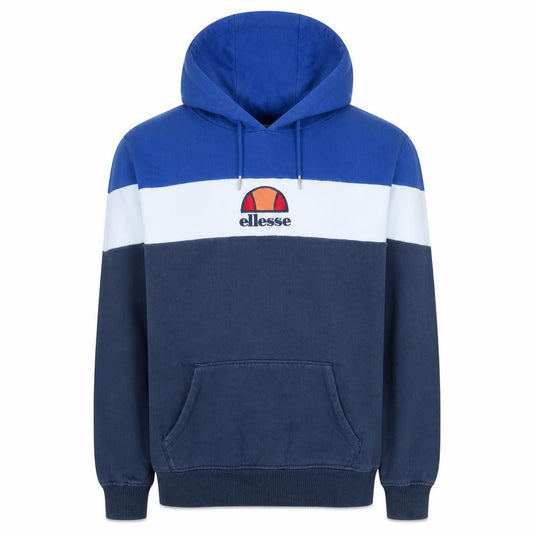Ellesse Men's Blue Pullover Hoodie Size M Fleece Logo Sweatshirt
