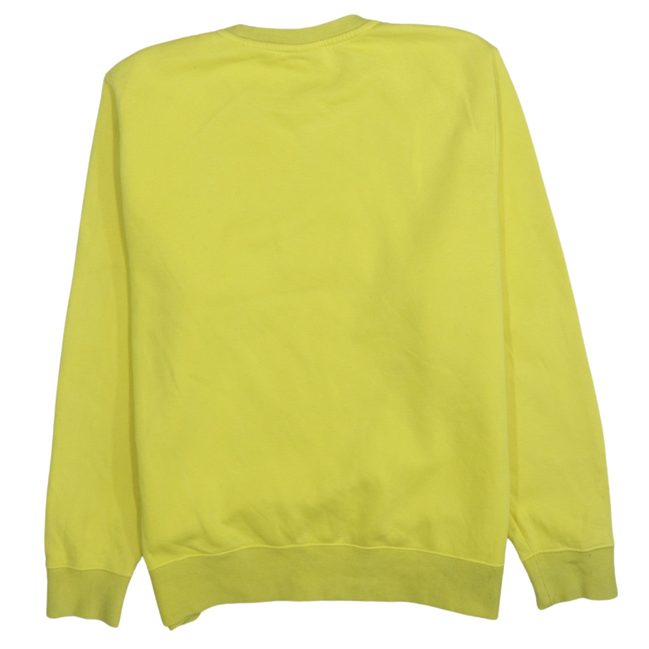 Nike Mens Yellow Crew Neck Pullover Sweatshirt Size L