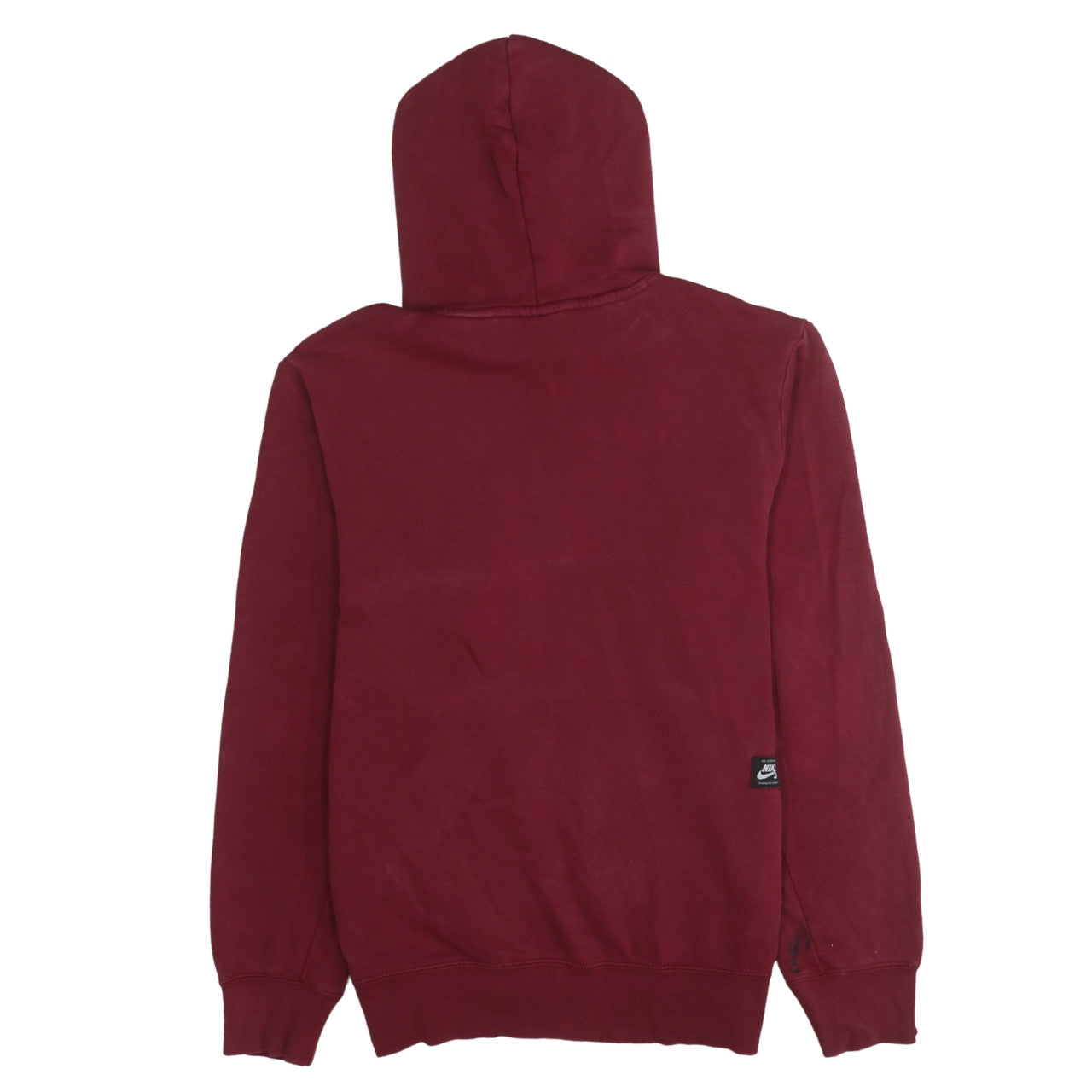Nike SB Men's Red Pullover Hoodie Medium Fleece Skate Sweatshirt