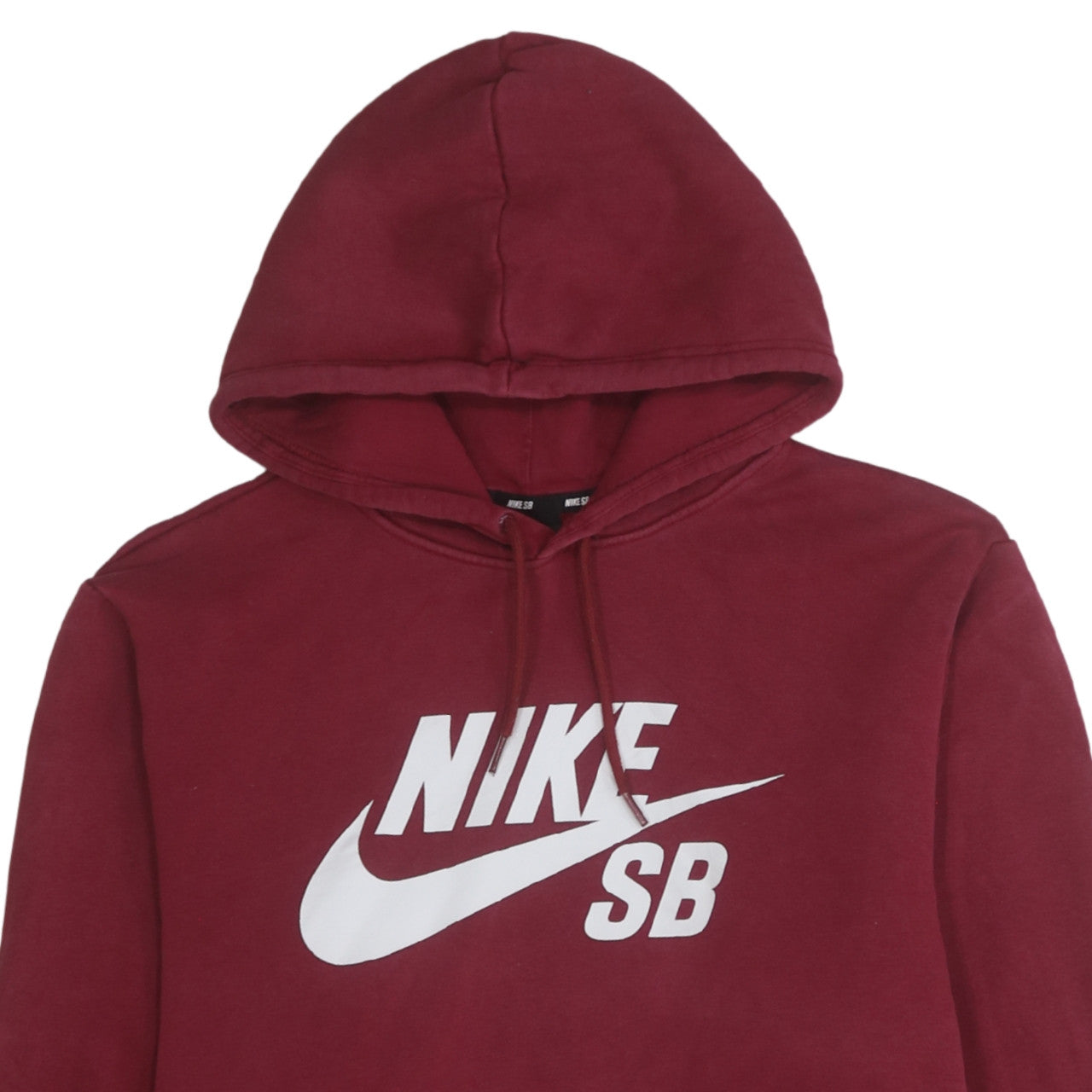 Nike SB Men's Red Pullover Hoodie Medium Fleece Skate Sweatshirt