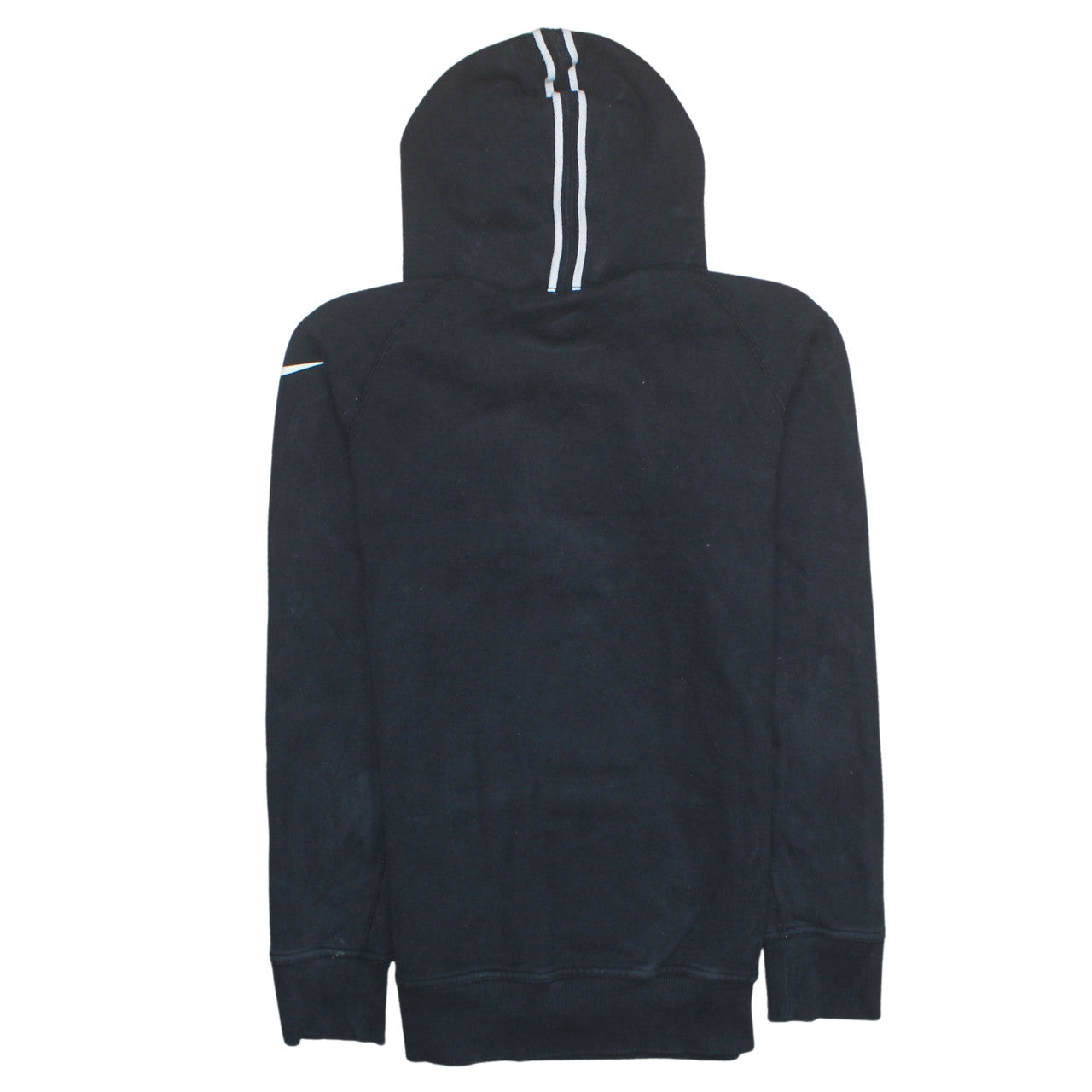Nike Women Black Small Pullover Hoodie 100% Cotton Hooded Sweatshirt