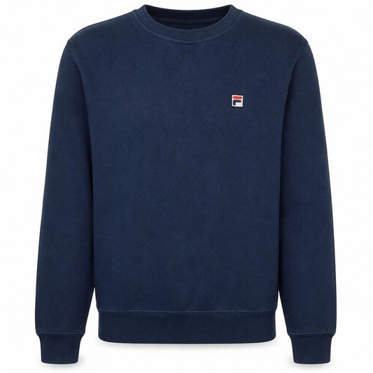 FILA Mens Blue Crew Neck Pullover Sweatshirt Size S