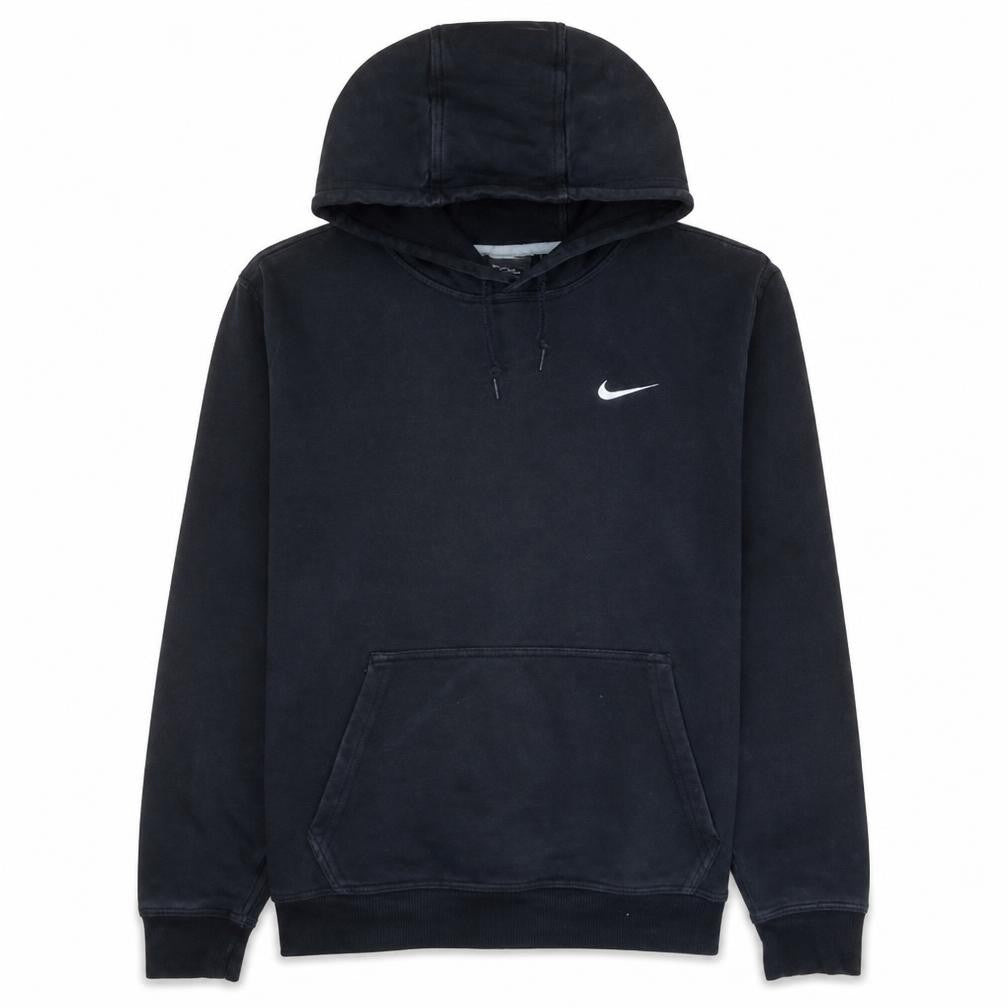 Nike Mens Black Large Pullover Hoodie Classic Fleece Sweatshirt