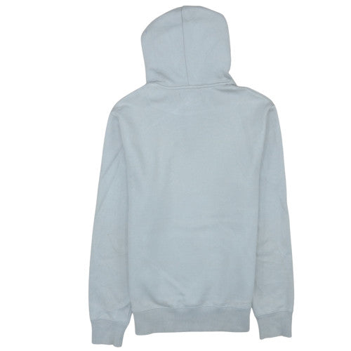 Fred Perry Men's Light Grey Hoodie Small Pullover Cotton Blend