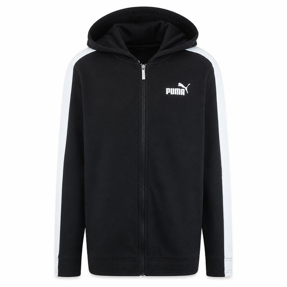 Puma Men's Black Full Zip Hoodie Size S Sportswear Cotton Blend
