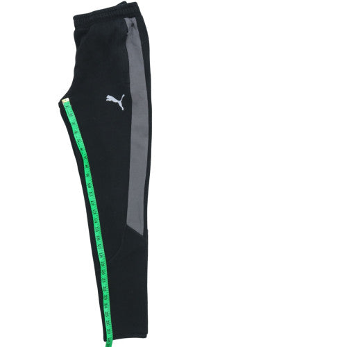 Puma Men's Black Slim Fit Jogger Trousers Size S