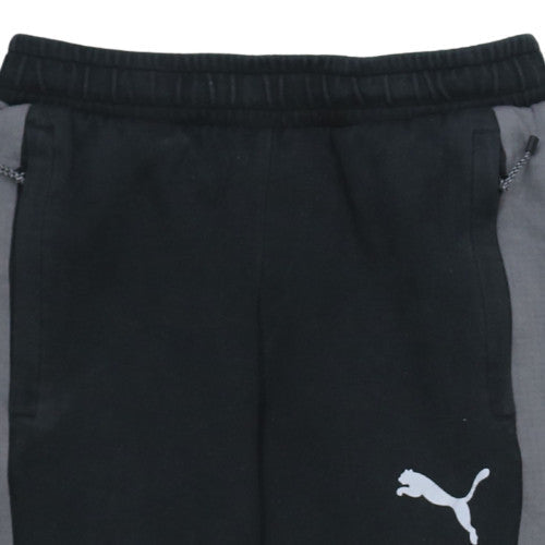Puma Men's Black Slim Fit Jogger Trousers Size S