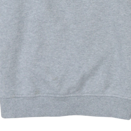 Fila Men's Grey Crew Neck Sweatshirt S Regular Fit Logo Pullover