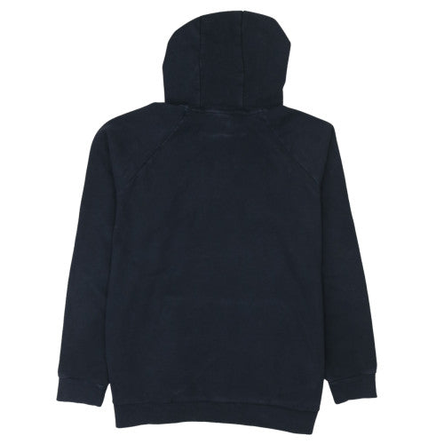 Under Armour Men Blue Pullover Hoodie L Fleece Logo Sportswear
