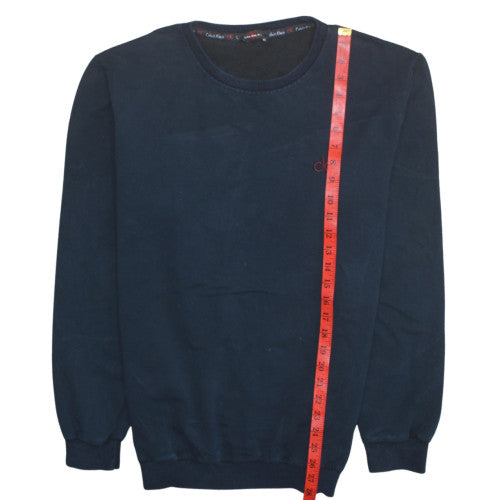 Calvin Klein Men's Blue Crew Neck Pullover Sweatshirt M