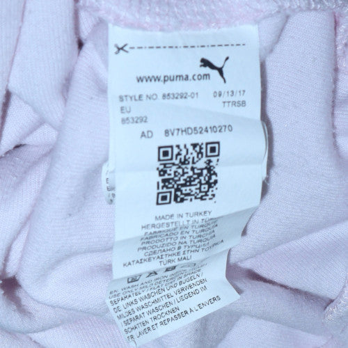 Puma Women's Pink Crew Neck Long Sleeve Pullover Sweatshirt Size 10