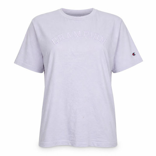 Champion Womens White Embroidered Logo T-Shirt Size M