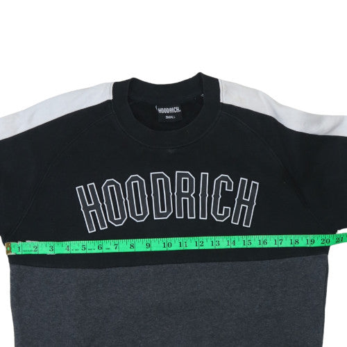 Hoodrich Men’s Grey Small Pullover Sweatshirt with Logo Design