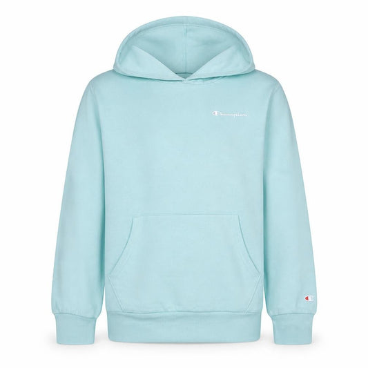 Champion Girls Blue Pullover Hoodie 13-14 Years Regular Fit Cotton Blend