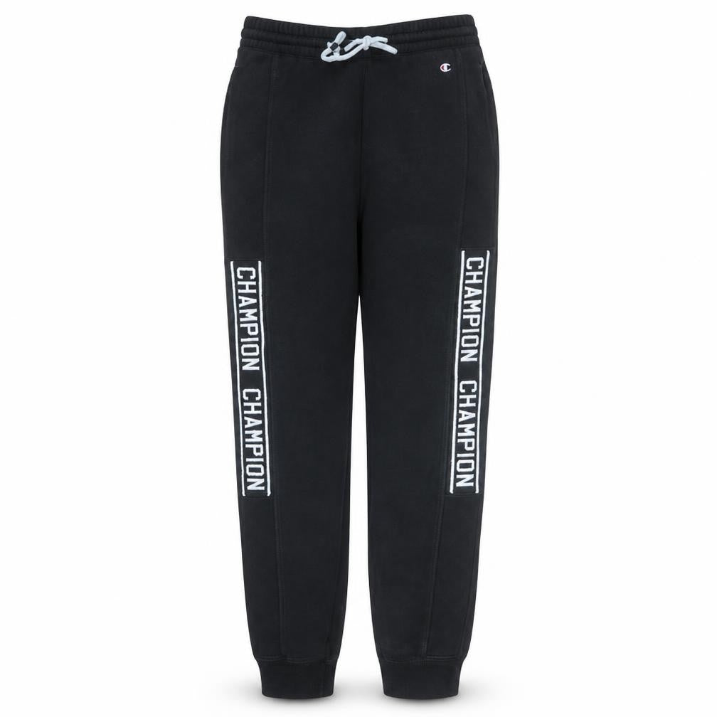 Champion Men's Black Jogger Sweatpants Medium Fleece Activewear
