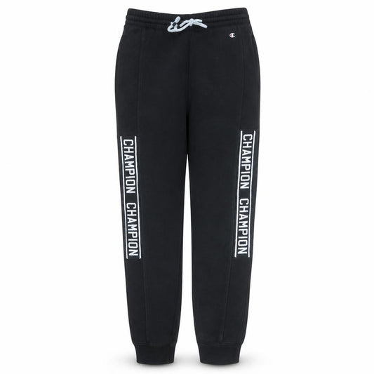 Champion Men's Black Jogger Sweatpants Medium Fleece Activewear