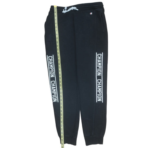 Champion Men's Black Jogger Sweatpants Medium Fleece Activewear