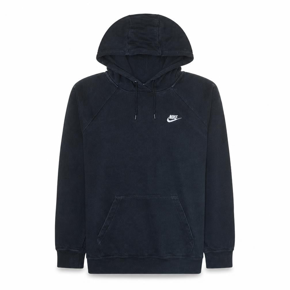 Nike Womens Black Pullover Hoodie Size L Cotton Blend Casual