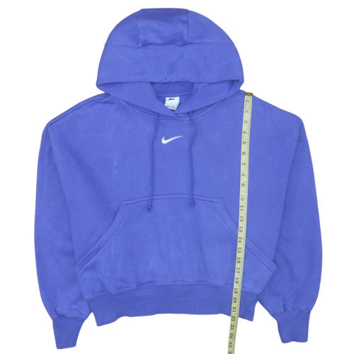 Nike Women's Purple Pullover Hoodie Size S Cotton Blend Logo