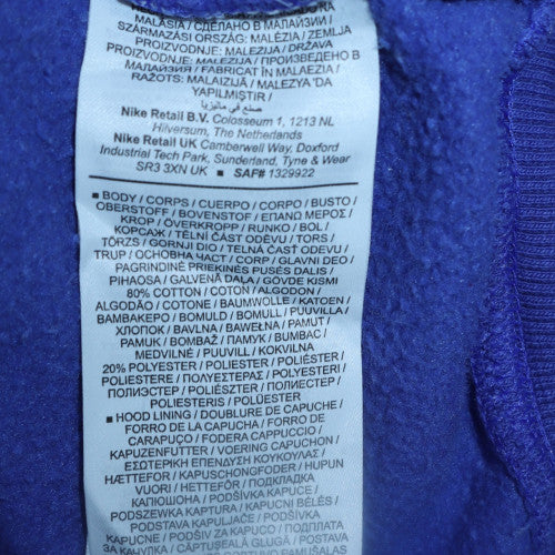 Nike Women's Purple Pullover Hoodie Size S Cotton Blend Logo