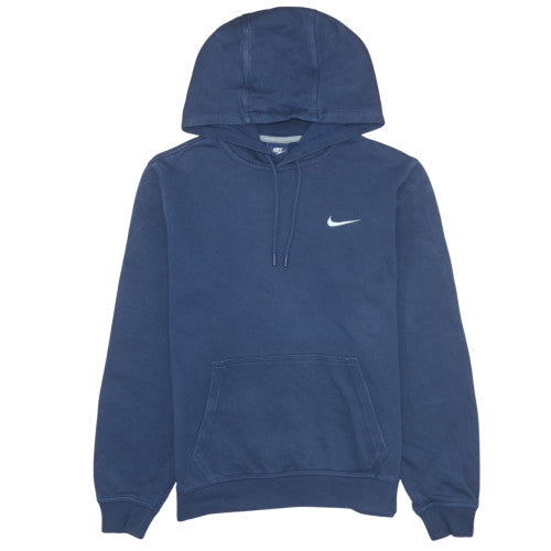 Nike Men's Blue Pullover Hoodie M Regular Fit Fleece Sweatshirt