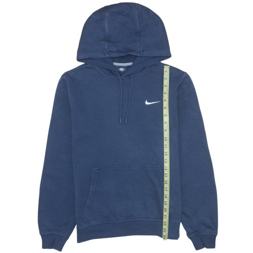 Nike Men's Blue Pullover Hoodie M Regular Fit Fleece Sweatshirt