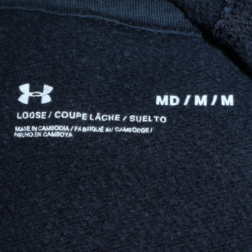 Under Armour Men's Black Pullover Hoodie M Fleece Sportswear