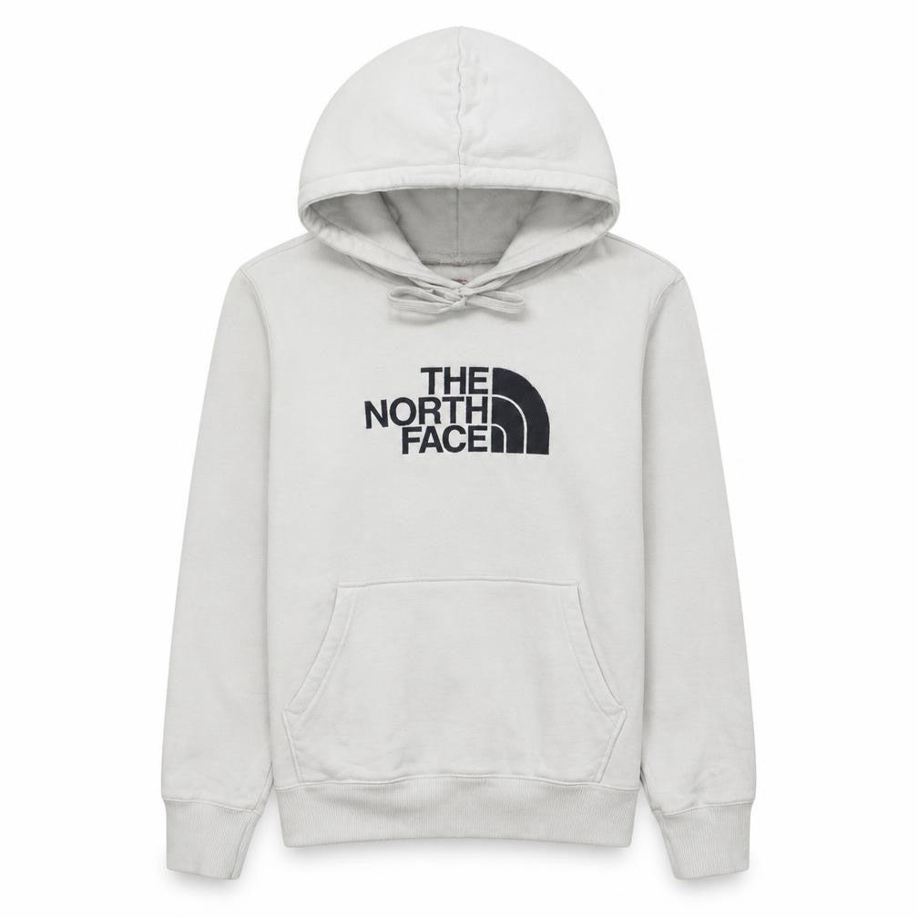 The North Face Womens White Small Pullover Hoodie Cotton Casual