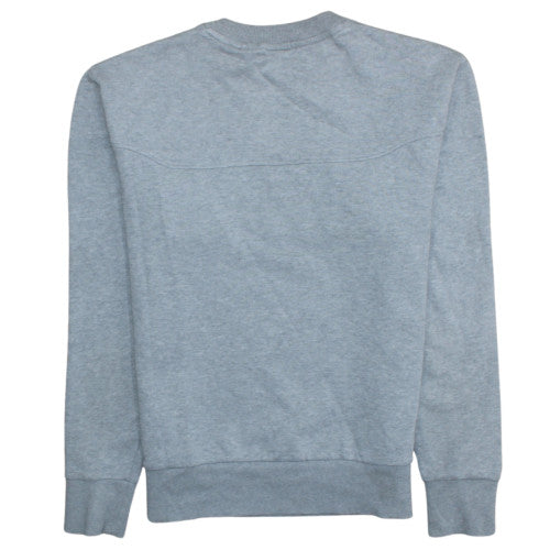 BOSS Men's Grey Logo Crew Neck Sweatshirt Size M Regular Fit
