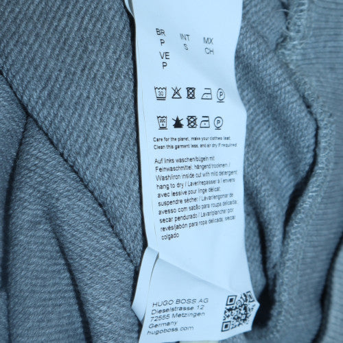 BOSS Men's Grey Logo Crew Neck Sweatshirt Size M Regular Fit