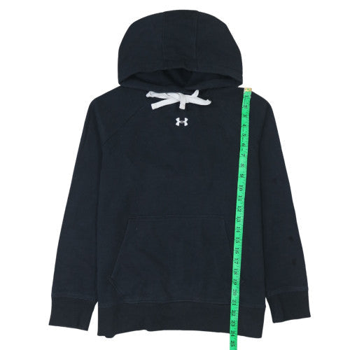 Under Armour Men's Black Pullover Hoodie Small Loose Fit Sportswear