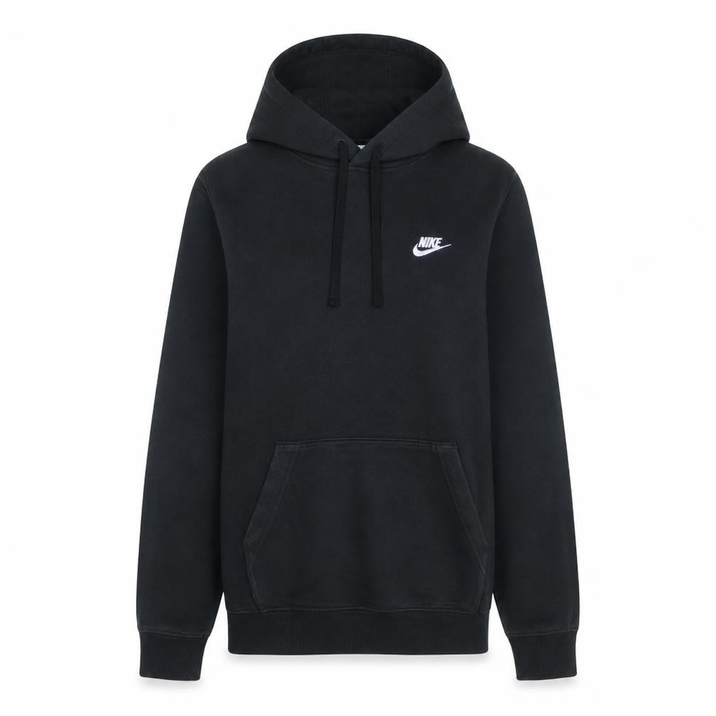 Nike Women's Black Small Tall Pullover Hoodie with Logo Pocket