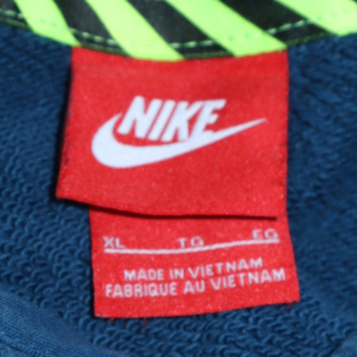 Nike Men's Blue XL Pullover Hoodie Track & Field Sports Sweatshirt