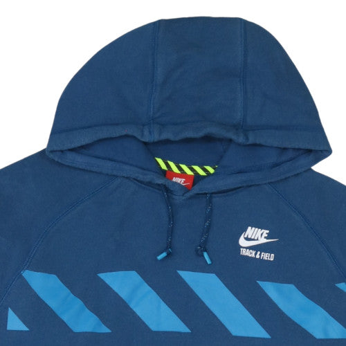 Nike Men's Blue XL Pullover Hoodie Track & Field Sports Sweatshirt