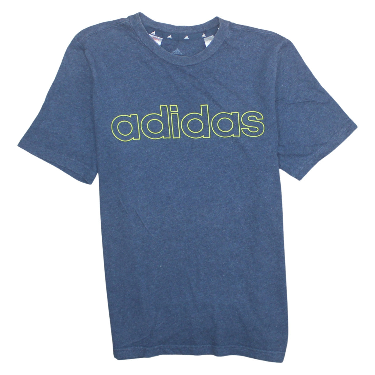 Adidas Boys Blue Short Sleeve Crew Neck Graphic T-Shirt 13-14 Years