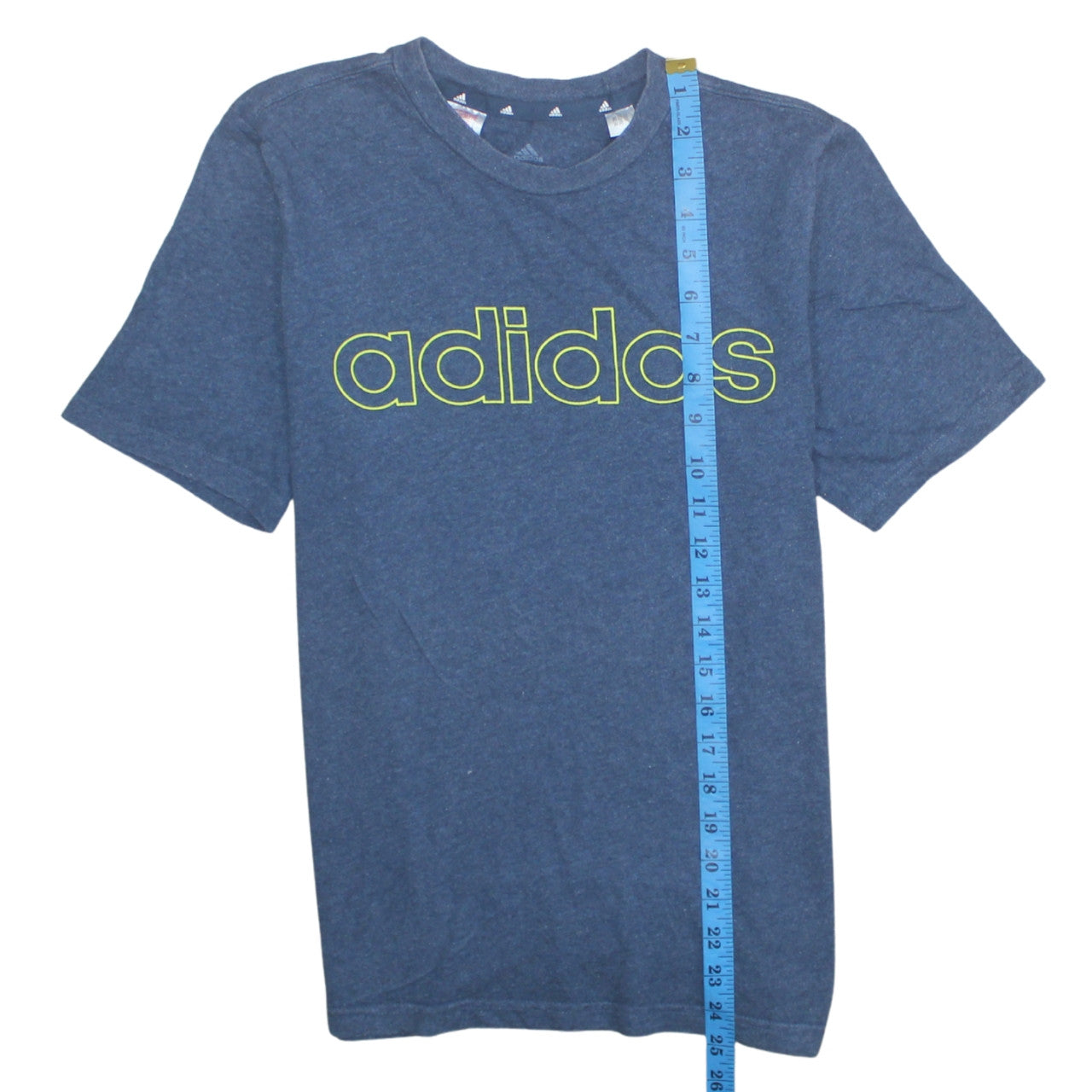 Adidas Boys Blue Short Sleeve Crew Neck Graphic T-Shirt 13-14 Years