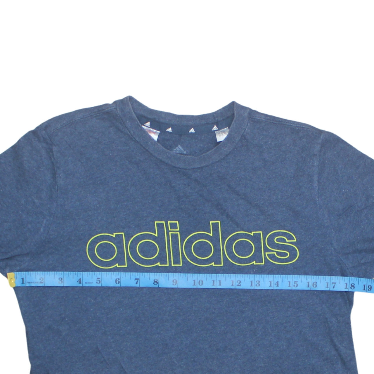 Adidas Boys Blue Short Sleeve Crew Neck Graphic T-Shirt 13-14 Years