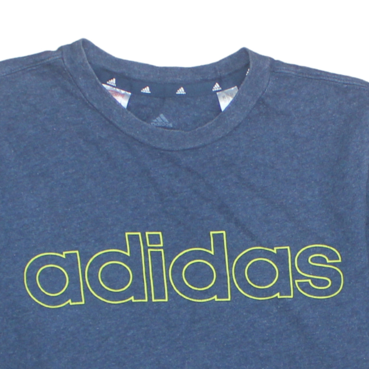 Adidas Boys Blue Short Sleeve Crew Neck Graphic T-Shirt 13-14 Years