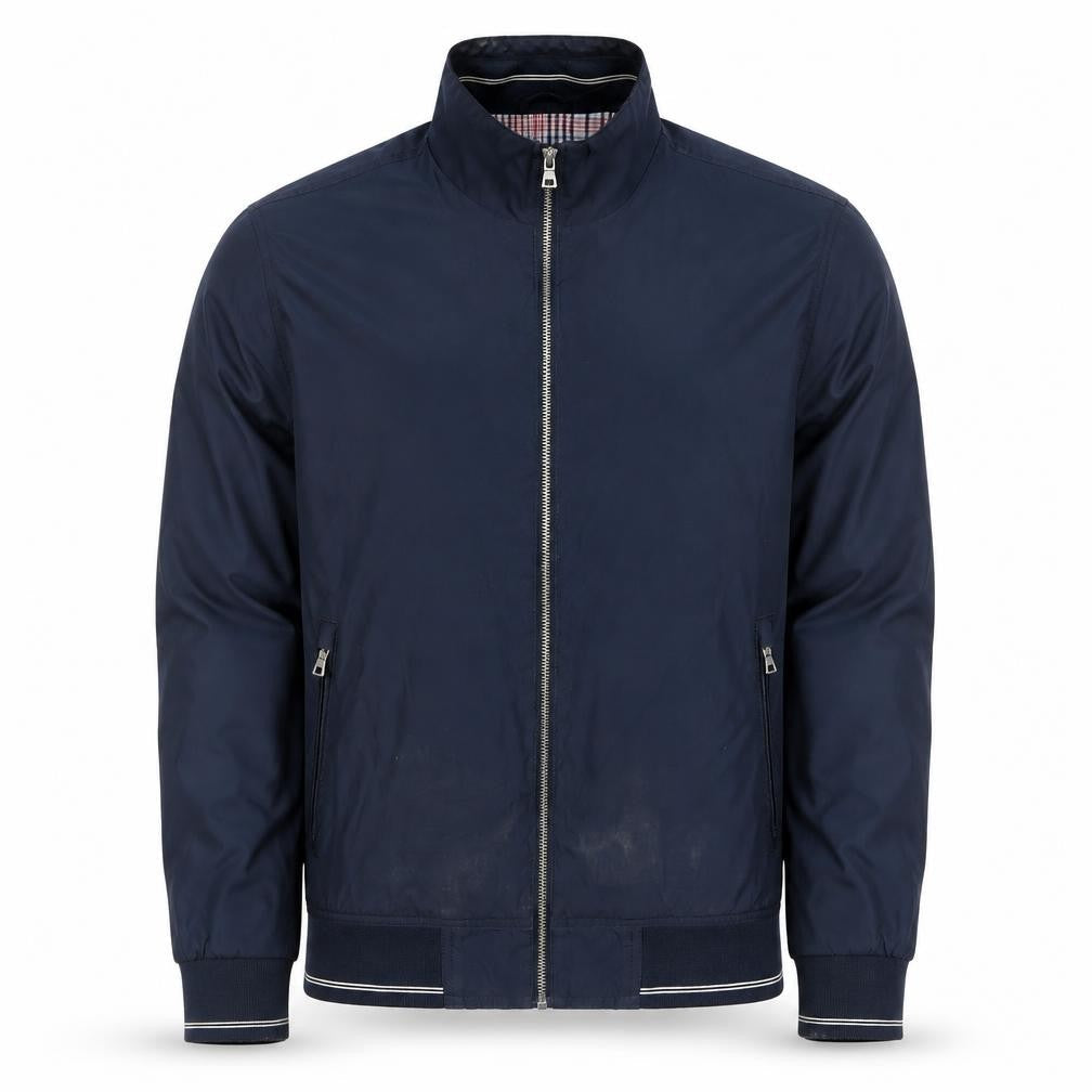 Marks and Spencer Men's Blue Bomber Jacket Small Regular Fit