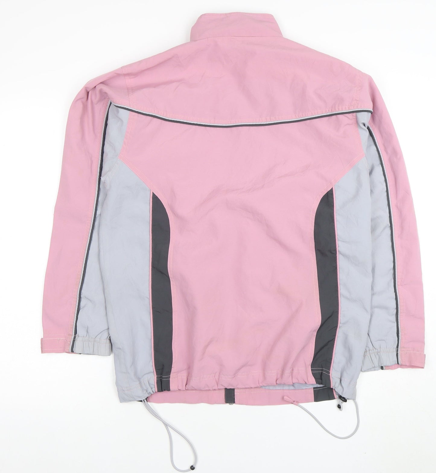 Ice Peak Women’s Pink Windbreaker Jacket Size 32 Full Zip Casual Outdoor
