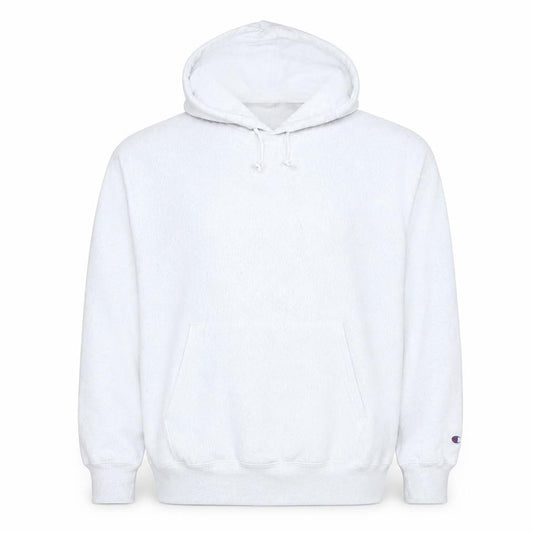Champion Mens White 2XL Pullover Fleece Hoodie Sweatshirt