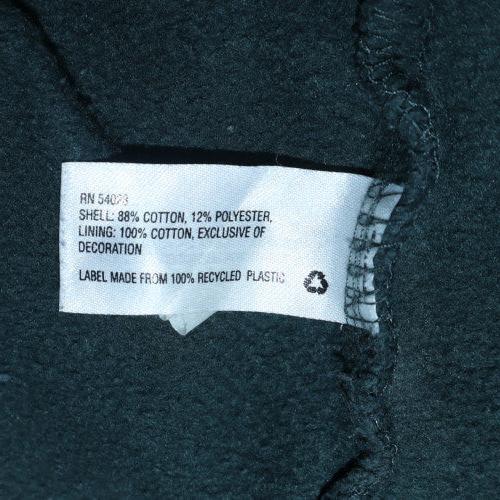 GAP Mens Green Pullover Hoodie M Fleece Lined Logo Sweatshirt