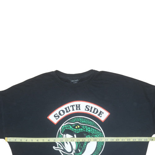 New Look Womens Black South Side Serpents Graphic Pullover Sweatshirt Size 14