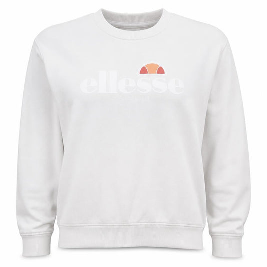 Ellesse Womens Beige Crew Neck Pullover Sweatshirt UK 12