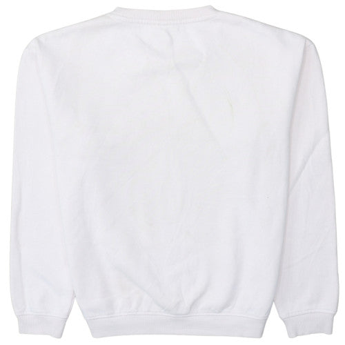 Ellesse Womens Beige Crew Neck Pullover Sweatshirt UK 12
