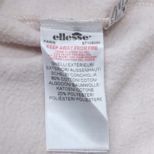 Ellesse Womens Beige Crew Neck Pullover Sweatshirt UK 12