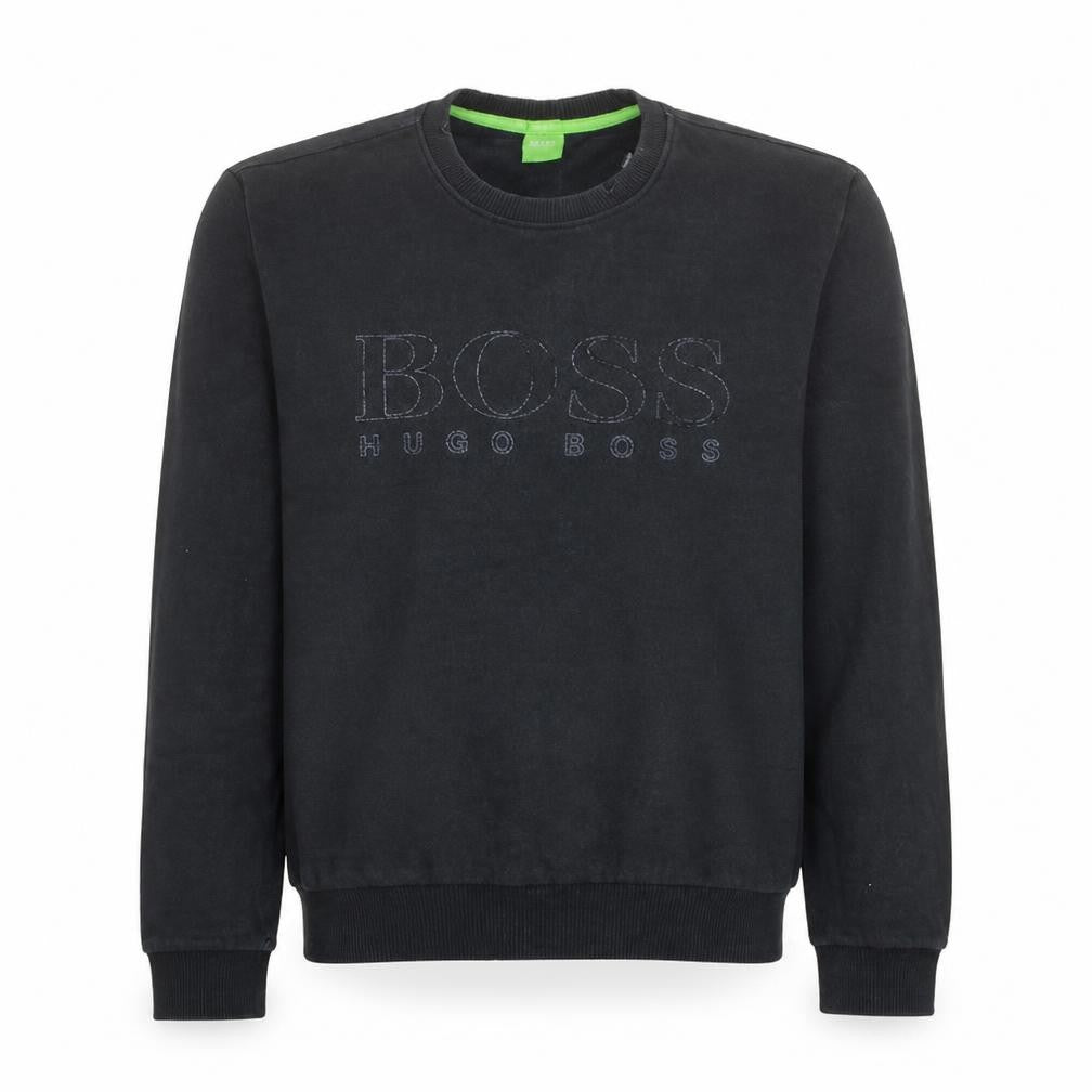 Hugo Boss Men's Black Modern Fit Crew Neck Sweatshirt Size M