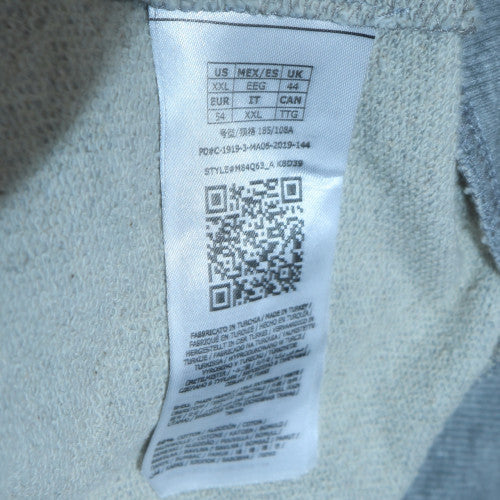 Guess Mens Grey 2XL Crew Neck Logo Pullover Sweatshirt