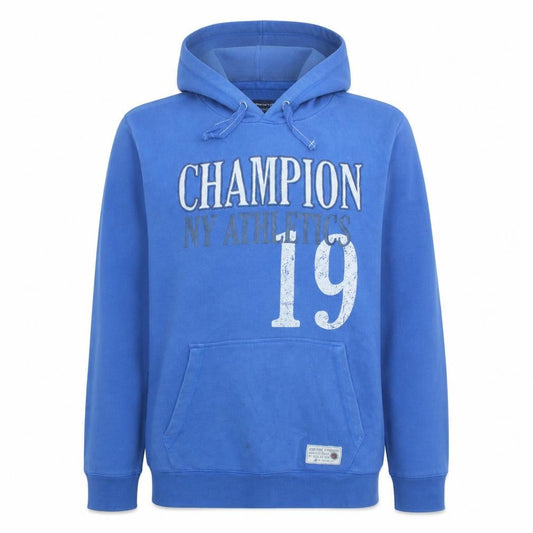 Champion Men's Blue Pullover Hoodie 2XL Athletic Fleece Sweatshirt